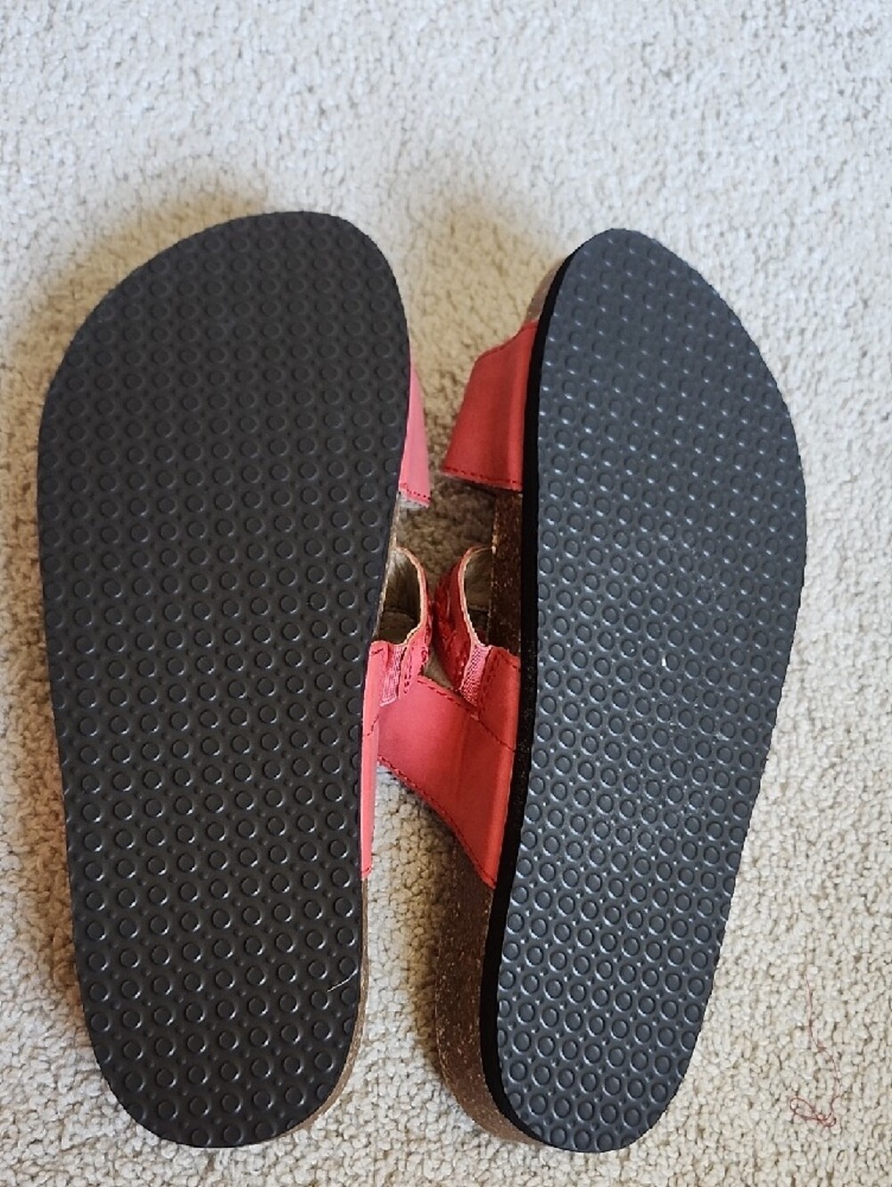 Earth Origins Coral Triple-Strap Braided Sandals B. - Picture 6 of 6